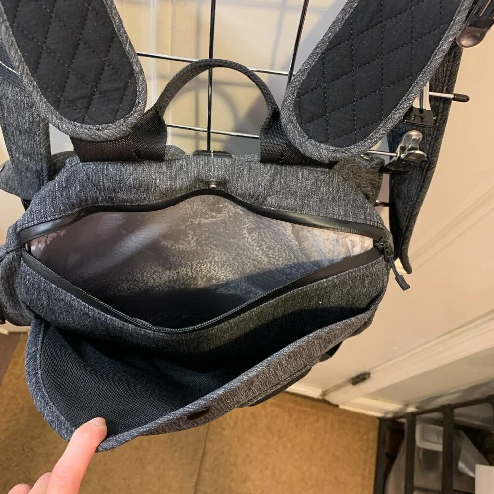 Lululemon Athletica Urbanathalon Backpack Embroidered Five Mill Grey $128.00